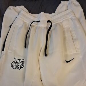 Nike Women's Cream Joggers with Black Accents